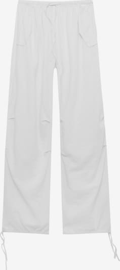 Pantaloni Pull&Bear pe alb, Vizualizare produs