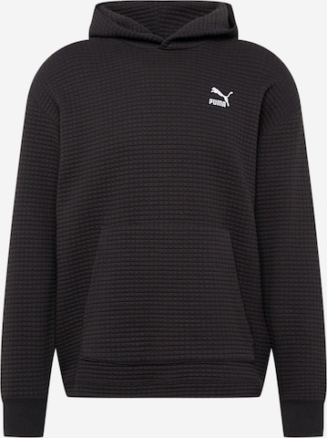 PUMASweater majica - crna boja: prednji dio