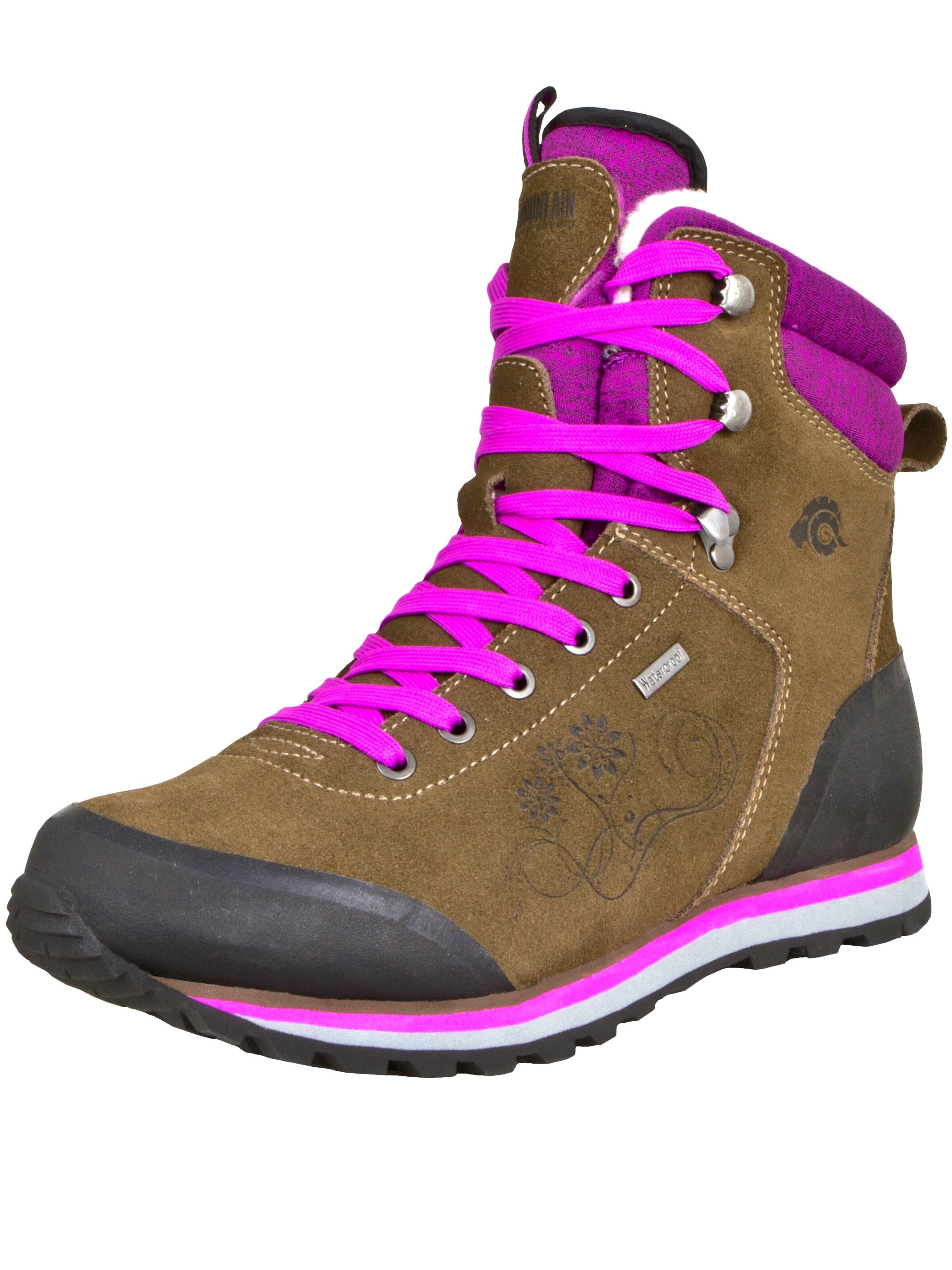 Guggen Mountain Snow boots in Brown: front