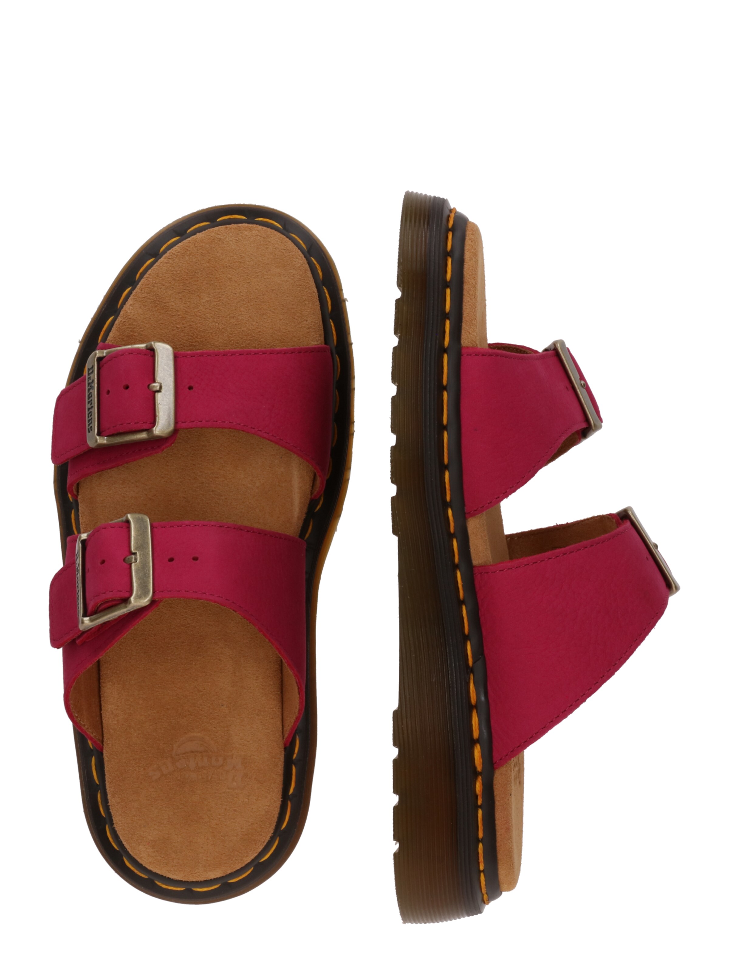 Saboți 'Josef' de la Dr. Martens pe roz