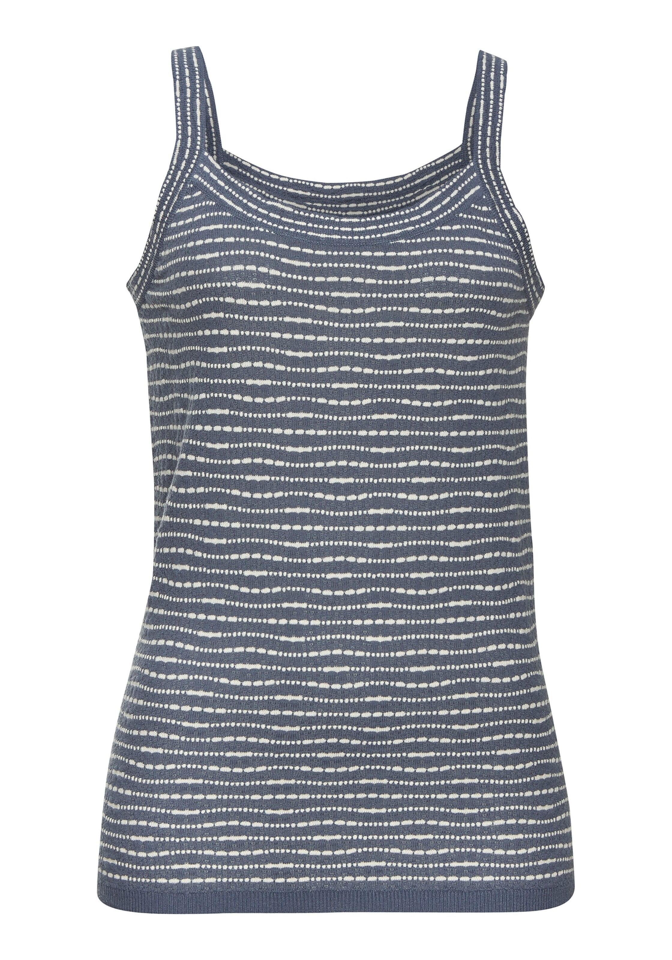 Tops en tricot VIVANCE en bleu : devant