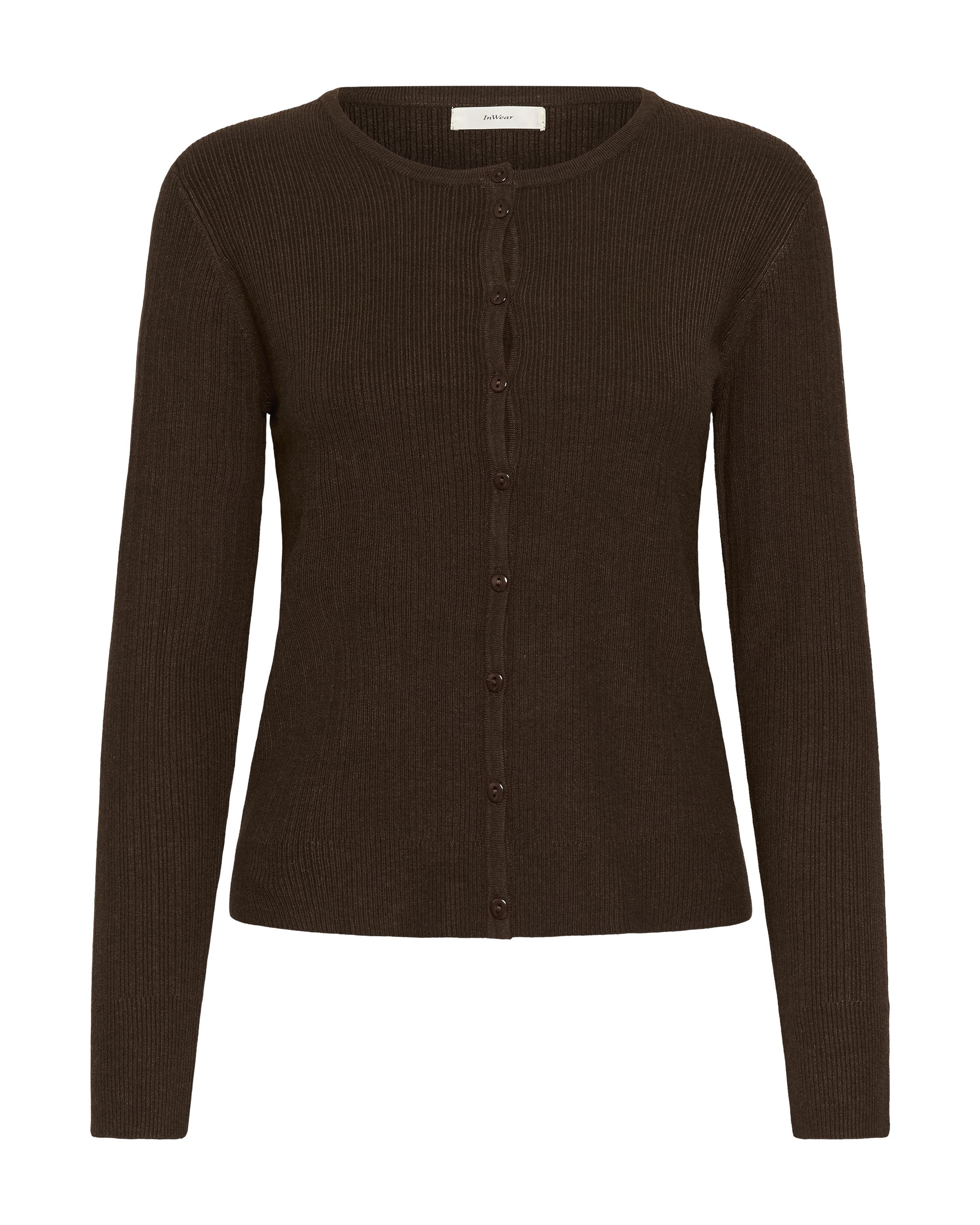 InWear Strickjacke 'Yenah' in Braun: Vorderseite