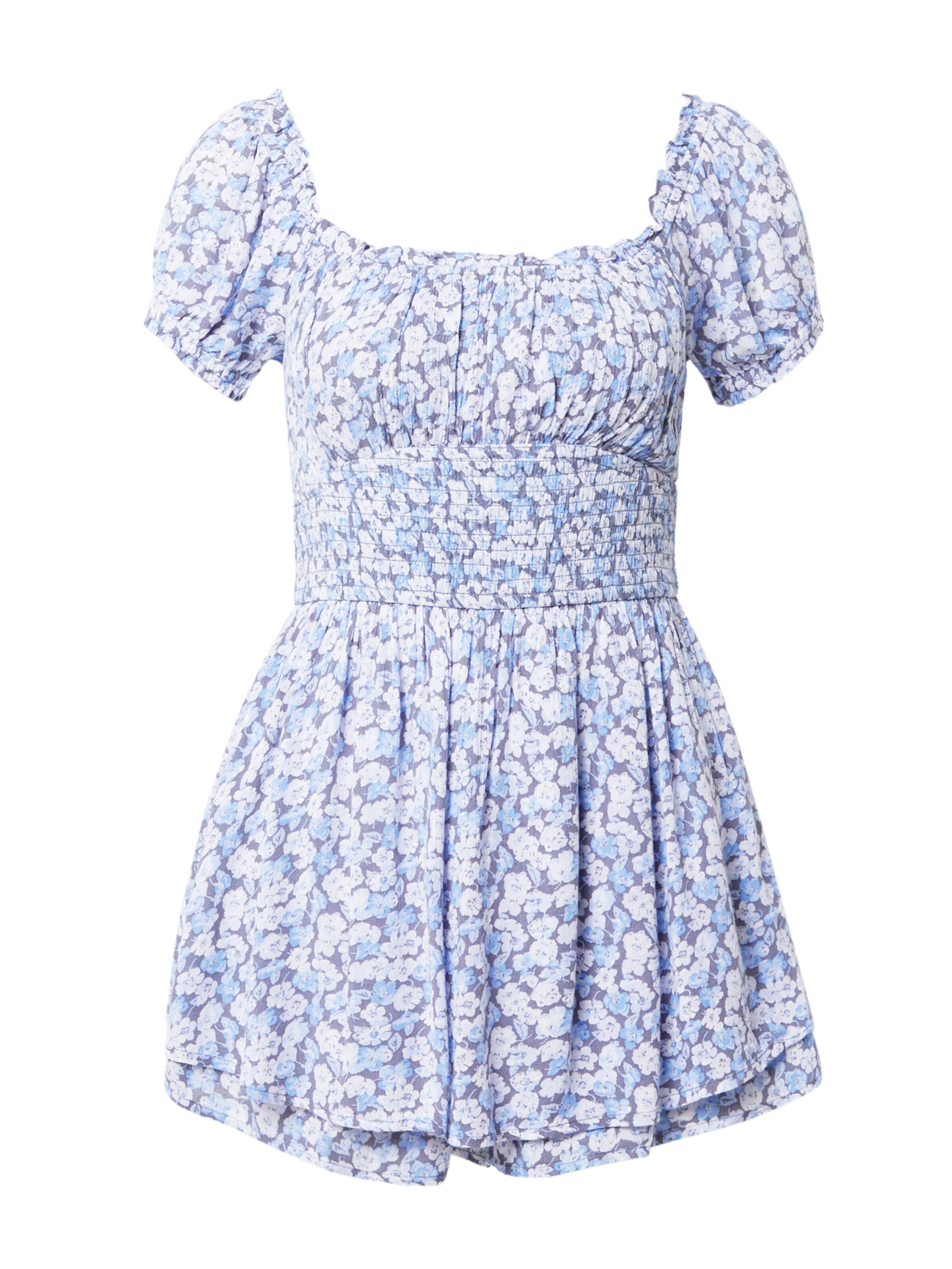 HOLLISTER Summer Dress 'EMEA' in Smoke Blue, Pastel Blue, Light