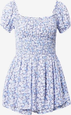 HOLLISTER Letní šaty 'EMEA' – modrá: přední strana