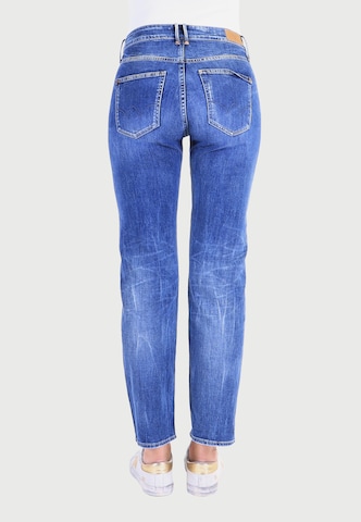 Le Temps Des Cerises Regular Jeans in Blau