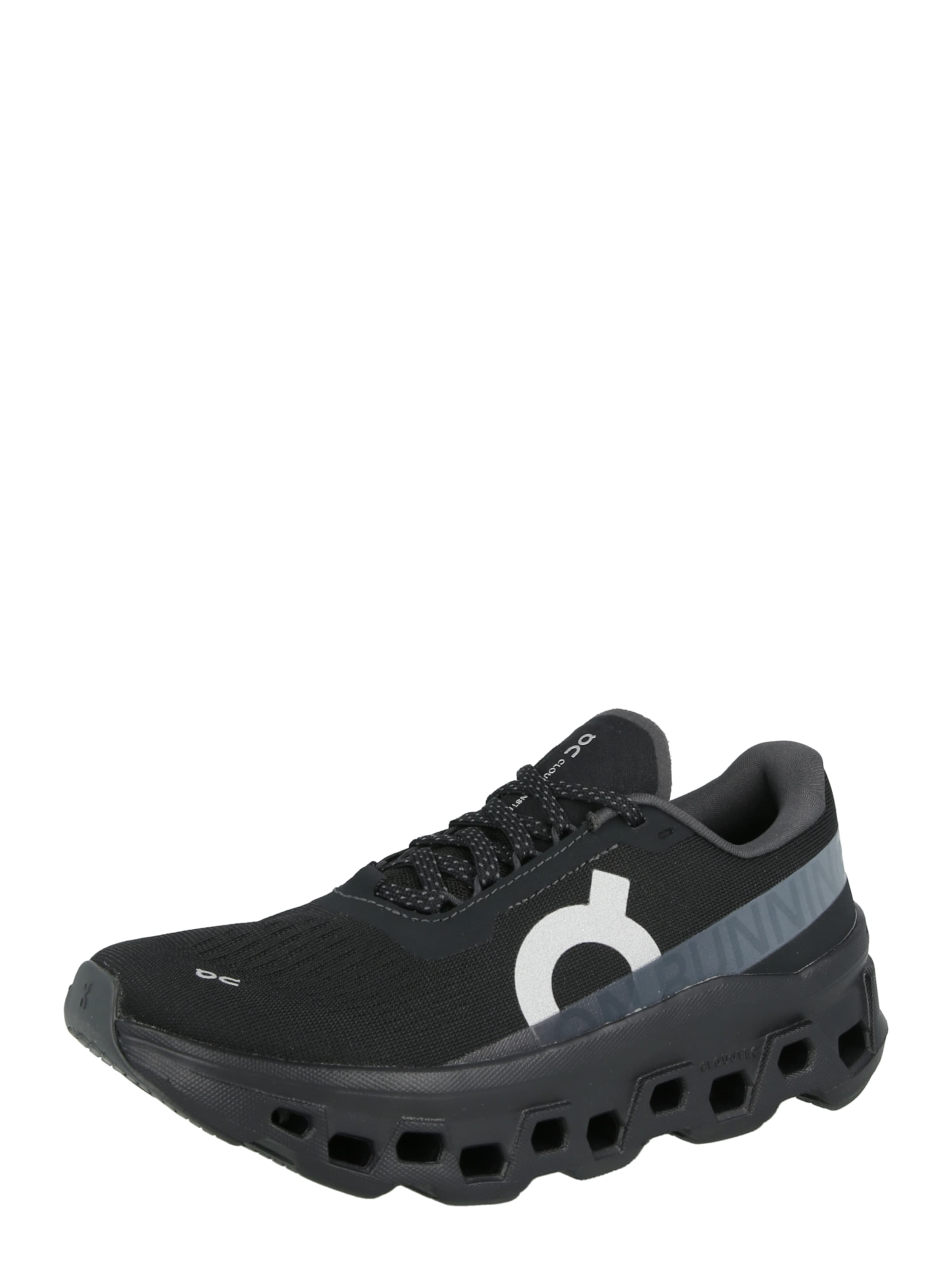 On Running Shoes 'Cloudmonster 1' in Black: front