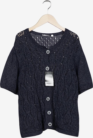 Rabe Strickjacke XXXL in Blau: Vorderseite