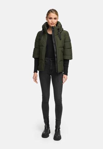 Veste d’hiver 'Lotusherz XIV' NAVAHOO en vert