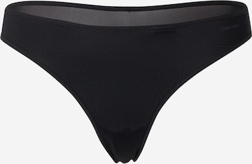 Calvin Klein Underwear String in Zwart: voorkant