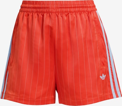 Kelnės 'Pin-stripe Satin' iš ADIDAS ORIGINALS, spalva – omarų spalva / balta, Prekių apžvalga