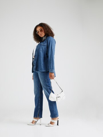 Camicia da donna 'VMCJENNIE' di Vero Moda Curve in blu