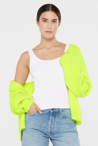 SENSES.THE LABEL Basic Top TA:LI in Weiß: Vorderseite