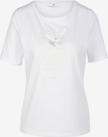 T-shirt Peter Hahn en blanc : devant