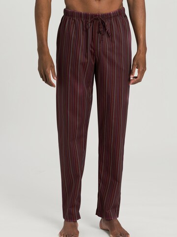 Hanro Pajama Pants 'Night & Day' in Brown: front