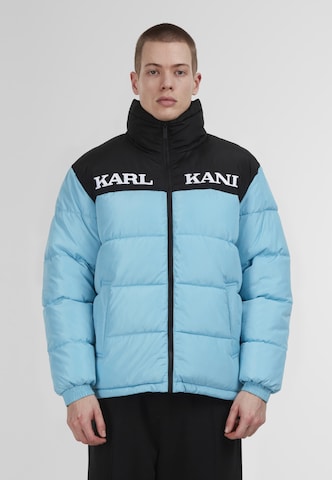Karl Kani - Chaqueta de entretiempo en azul: frente