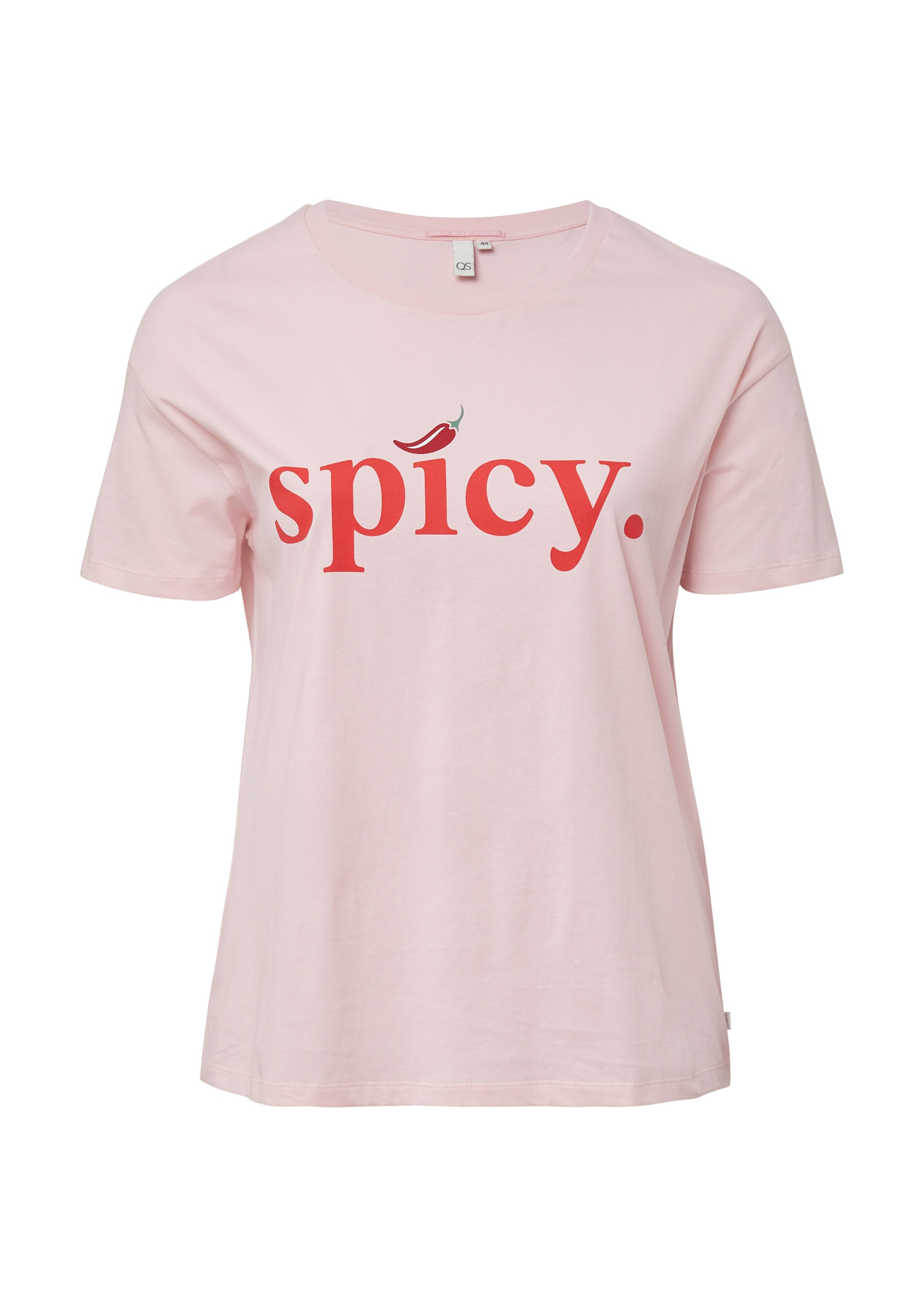 T-shirt QS en rose : devant
