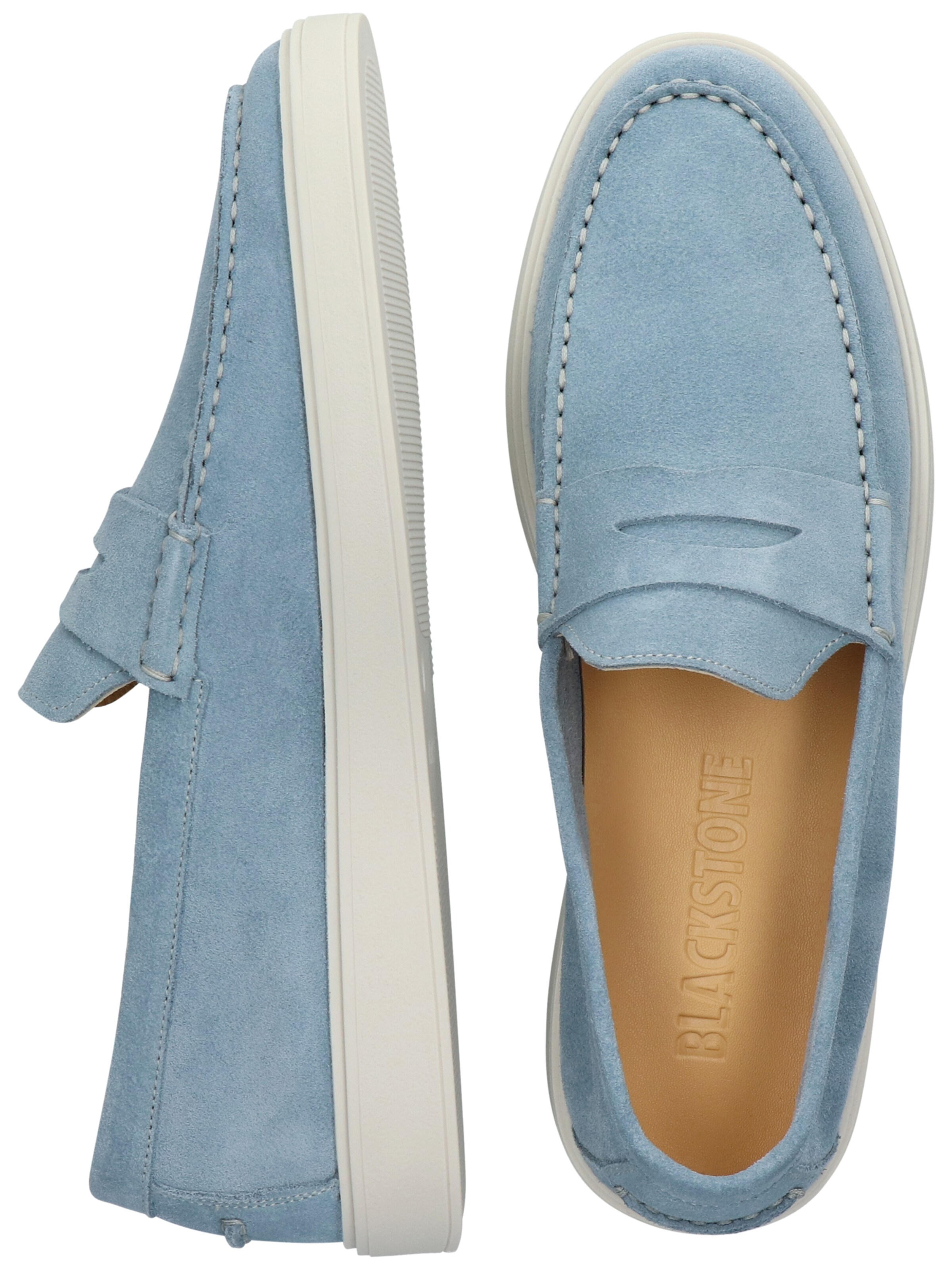 BLACKSTONE - Mocasines 'Zuko Enzo DG370' en azul