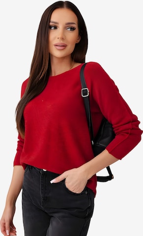 Lumera Pullover 'Vivace' in Rot: Vorderseite