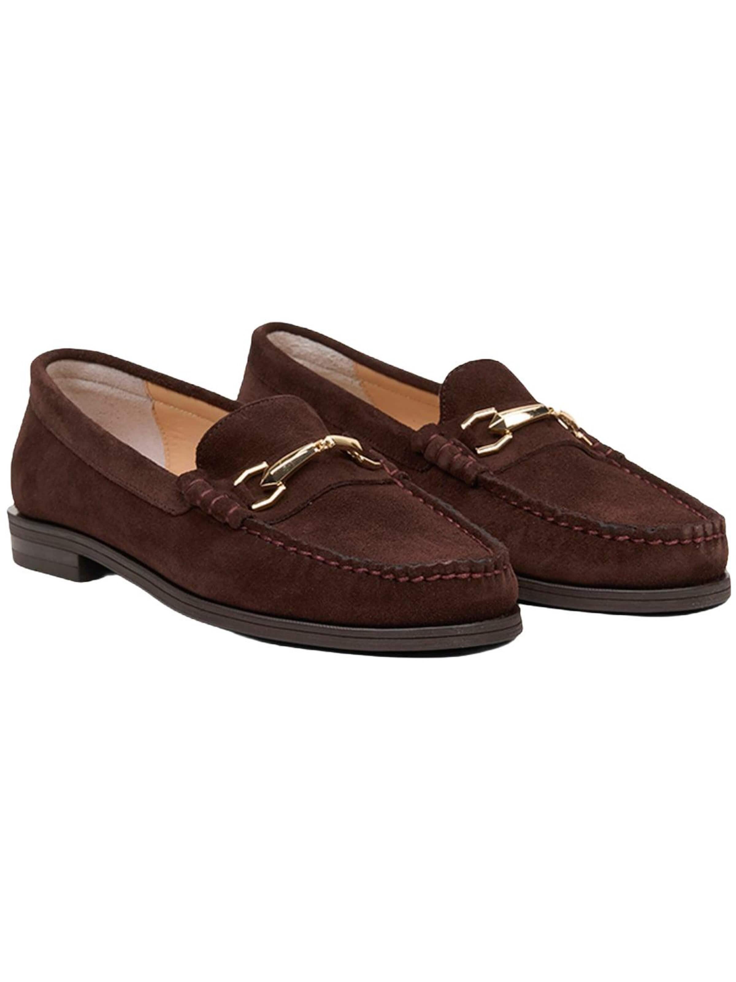 Desa - Mocasines 'Loafer' en marrón