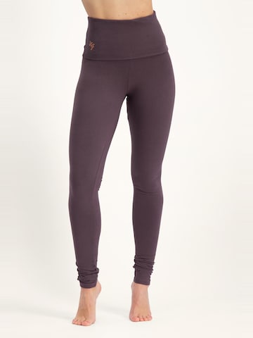 Urban Goddess Yoga & Activewear Slimfit Leggings 'Shaktified Yoga & Pilates' in Lila