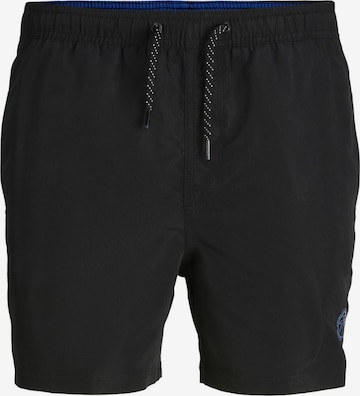 Shorts de bain 'JPSTFIJI' JACK & JONES en noir : devant
