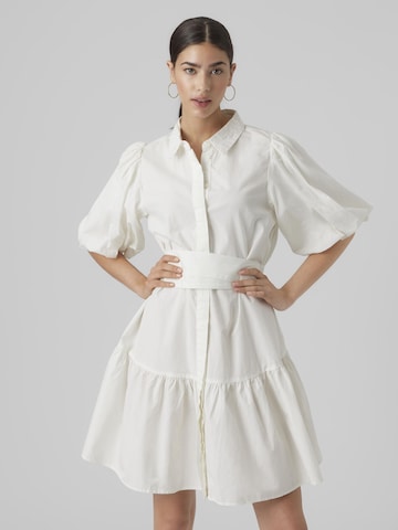 VERO MODA Blousejurk in Wit: voorkant