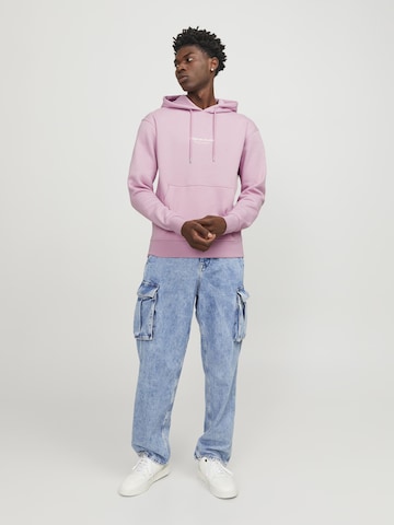 JACK & JONES Sweatshirt 'Vesterbro' in Pink