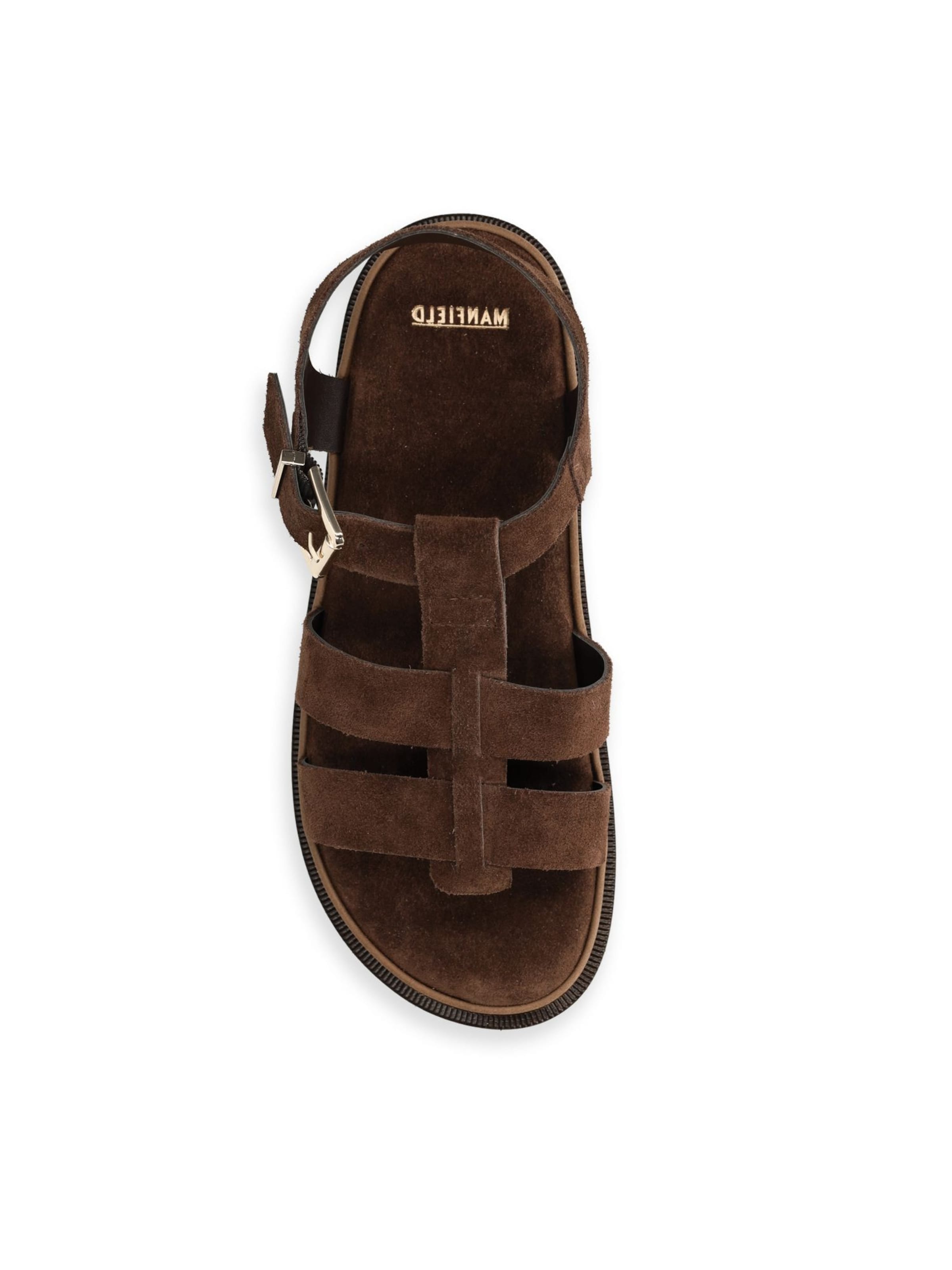 Sandales à lanières MANFIELD en marron