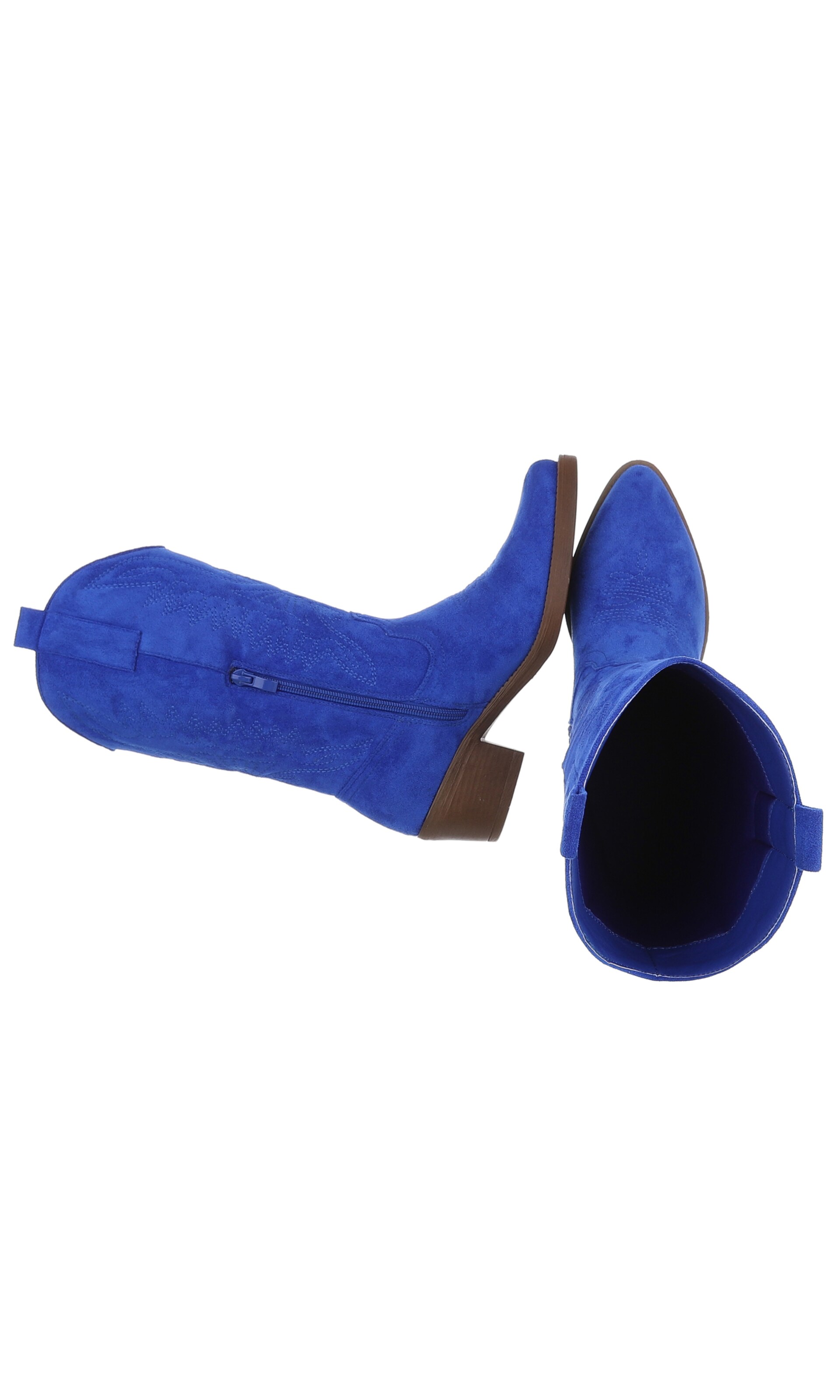 Ital-Design Cowboy Boots in Blue
