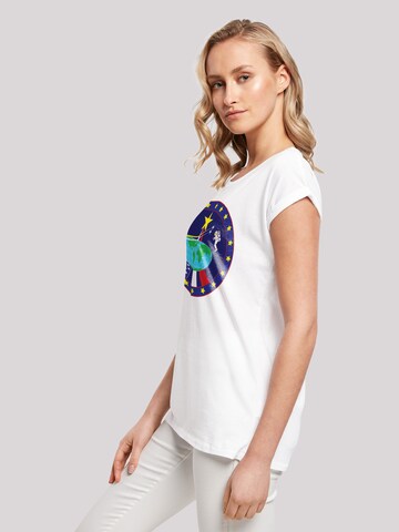 T-shirt 'NASA Classic Globe Astronauts' F4NT4STIC en blanc