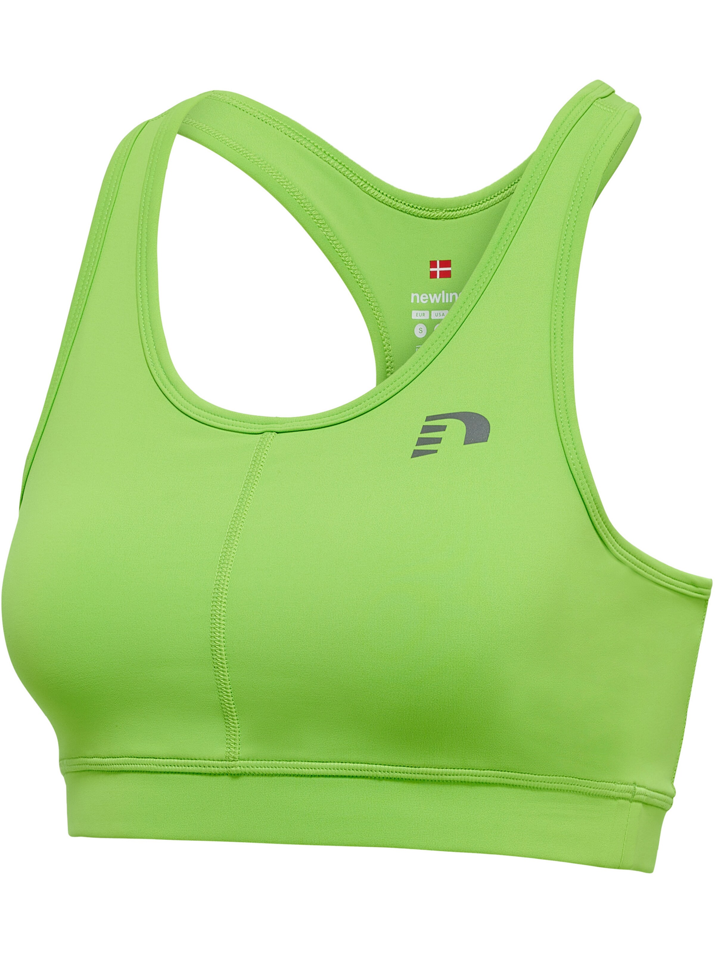 Newline Bustier Sports-BH i grøn