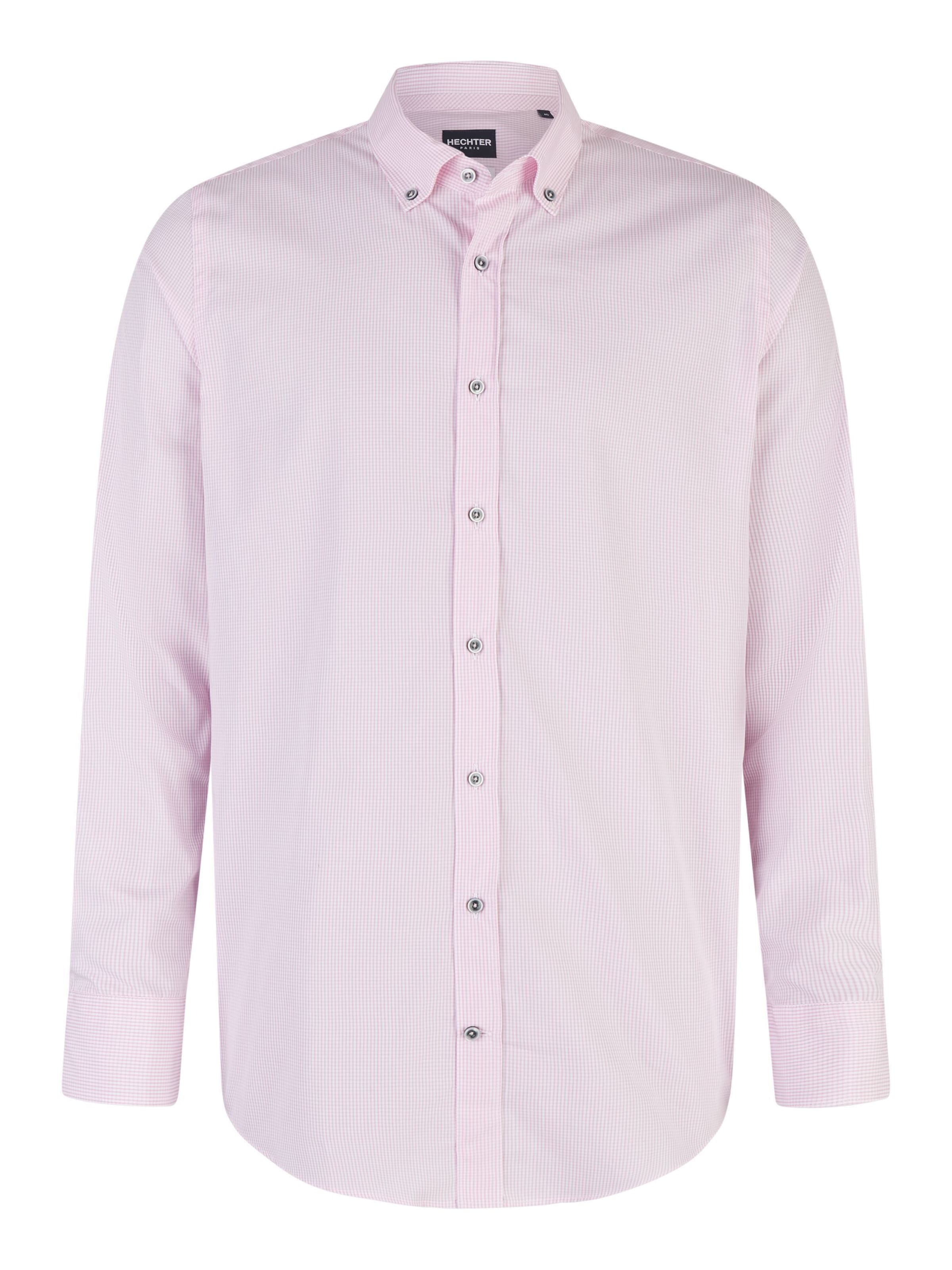 HECHTER PARIS Regular fit Business shirt in Pink: front