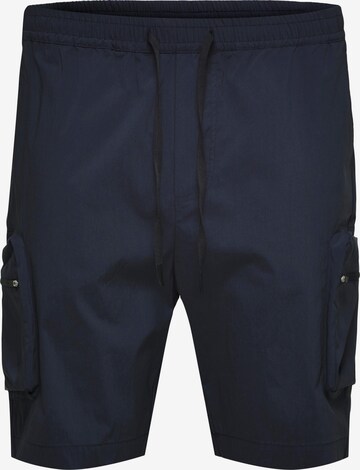 SELECTED HOMME Cargobroek in Blauw: voorkant