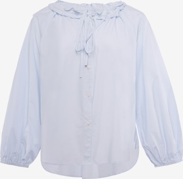 IZIA - Blusa em azul: frente