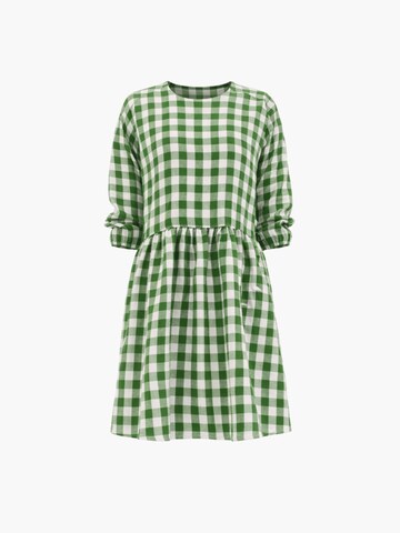 AmourLinen Dress 'Sofia' in Green: front