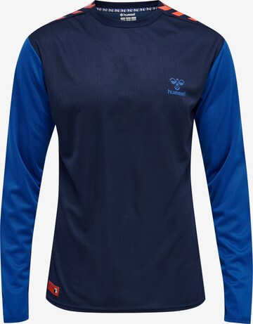 Hummel Functioneel shirt in Blauw: voorkant