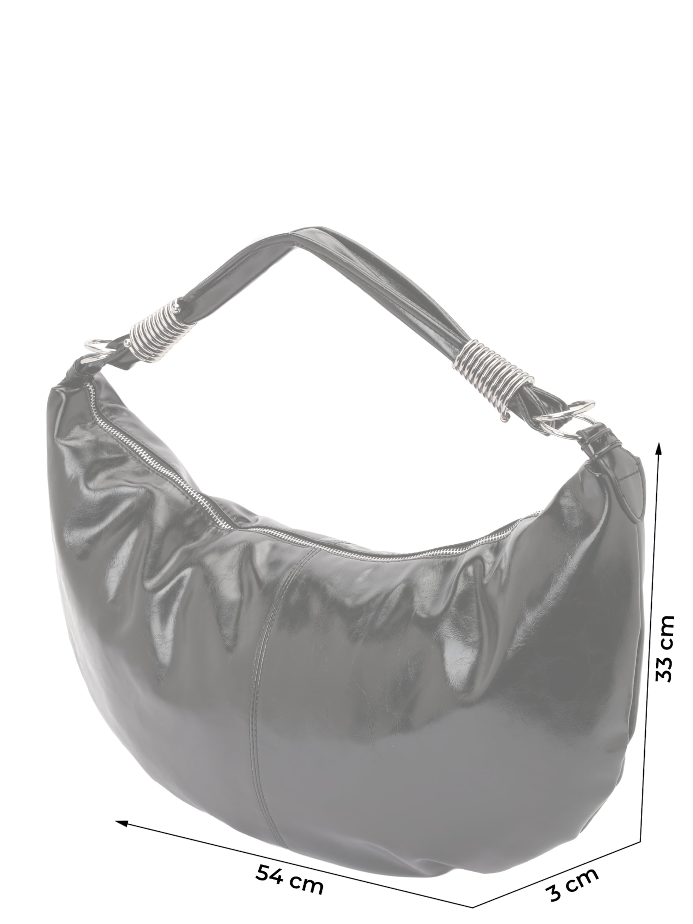 Borsa a spalla 'Loane' di TOPSHOP in nero