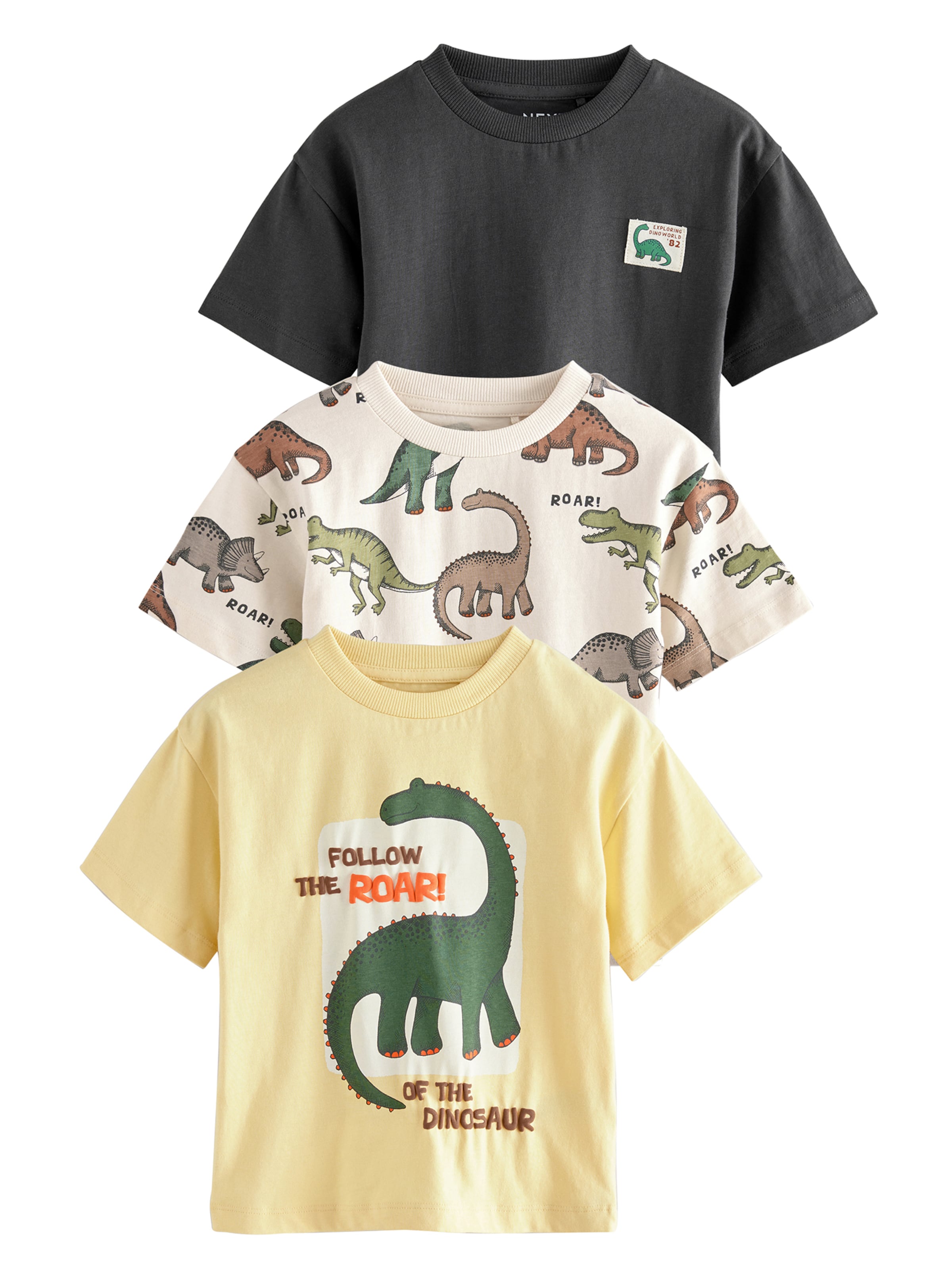 Next T-Shirt in Gelb: Vorderseite