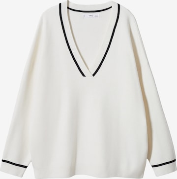 Pull-over 'Versi' MANGO en beige : devant