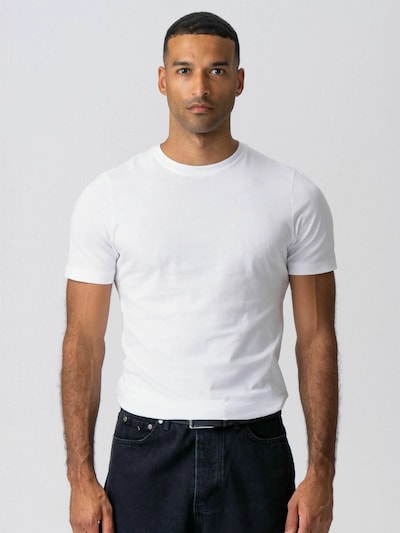 TEESHOPPEN T-shirt ' Muscle ' in weiß, Produktansicht