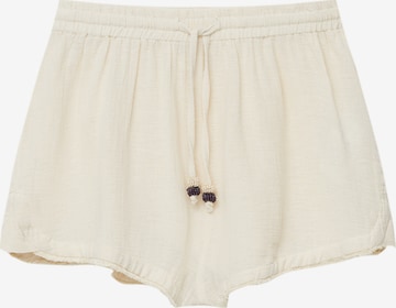 Regular Pantalon Pull&Bear en beige : devant