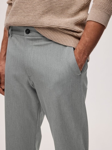 SELECTED HOMME Slimfit Lærredsbukser i grå