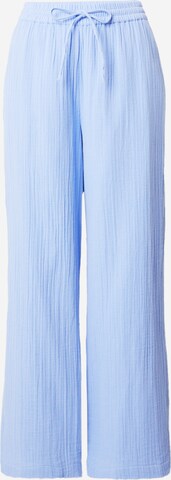 PIECES Loose fit Trousers 'MASTINA' in Blue: front