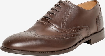 Henry Stevens Lace-Up Shoes 'Wallace FBO' in Brown: front