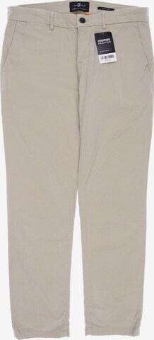 7 for all mankind Pants in 30 in Beige: front