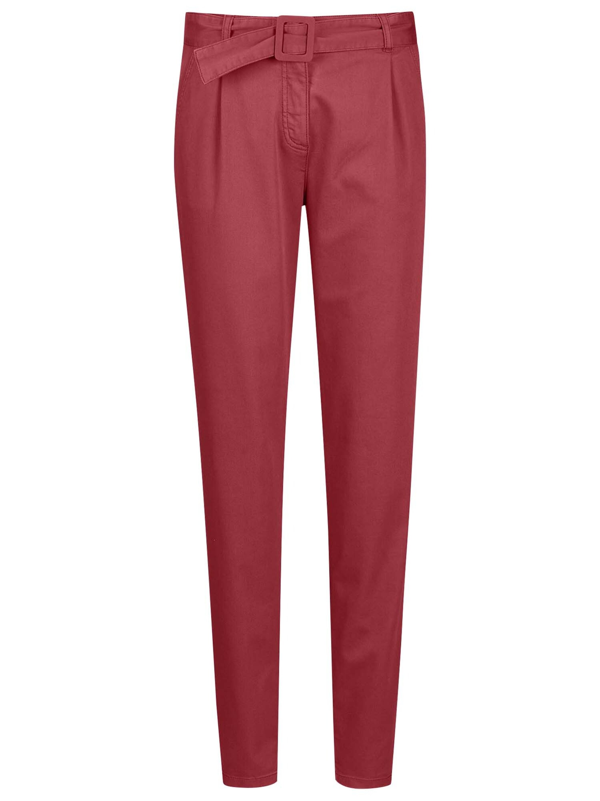 MADELEINE Tapered Jeans in Rot: Vorderseite