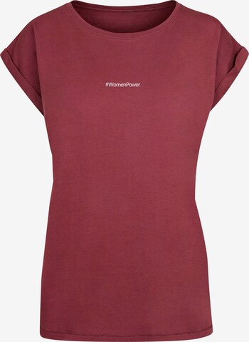 T-shirt 'WD - Strong As A Woman' Merchcode en rouge : devant