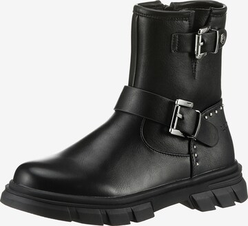 Lumberjack Boots in Black: front