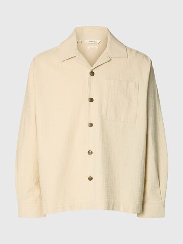SELECTED - Ajuste regular Camisa en beige