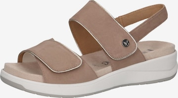 CAPRICE Sandale in Braun: Vorderseite